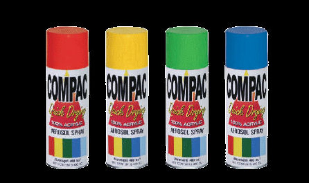 สีสเปรย์อเนกปรสงค์ COMPAC (อะครีลิค 100 %)  