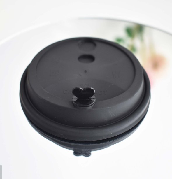 ฝาปิดจุกหัวใจ ดำด้าน