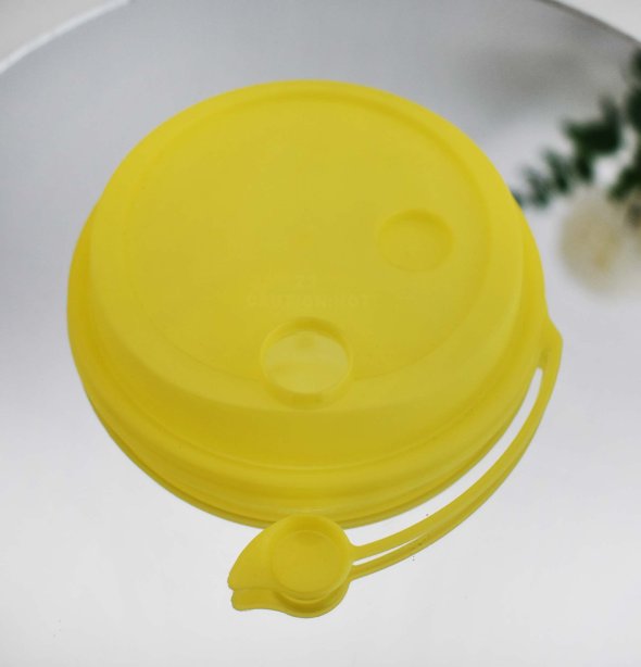 ฝาสายคาด เหลืองด้าน