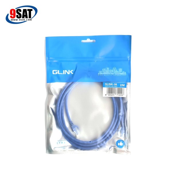 สายแลน CAT6 สำเร็จรูปพร้อมใช้งาน GLINK06 มีให้เลือกความยาวตั้งแต่ 2, 3, 5, 10, 15, 20, 30, 40, 50 เมตร (สีฟ้า)