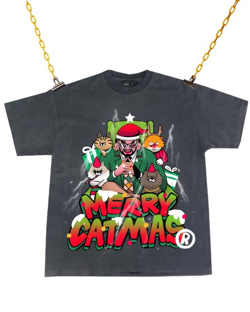 CATS T-SHIRT TYPE 4 GRAY