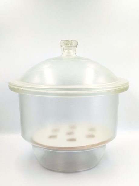 หม้อ(โถ)ดูดความชื้นแก้ว แบบ Plain (ธรรมดา) ฝาปิดตันไม่มีรู