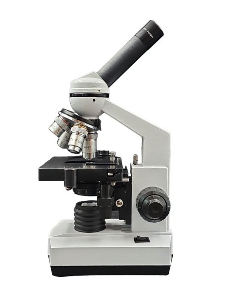 กล้องจุลทรรศน์ชนิดกระบอกตาเดียว  แบบ LED  รุ่น SME - F2  กำลังขยาย  40 - 1600  เท่า  ( กล่องไม้ )