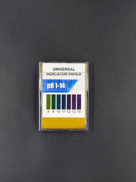 กระดาษวัดค่า pH 1-14 (200 แผ่น/กล่อง)