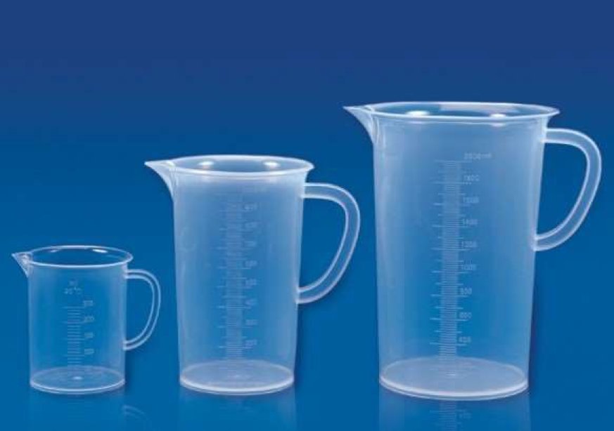 บีคเกอร์พลาสติกใสพร้อมหูจับ  ( PP )