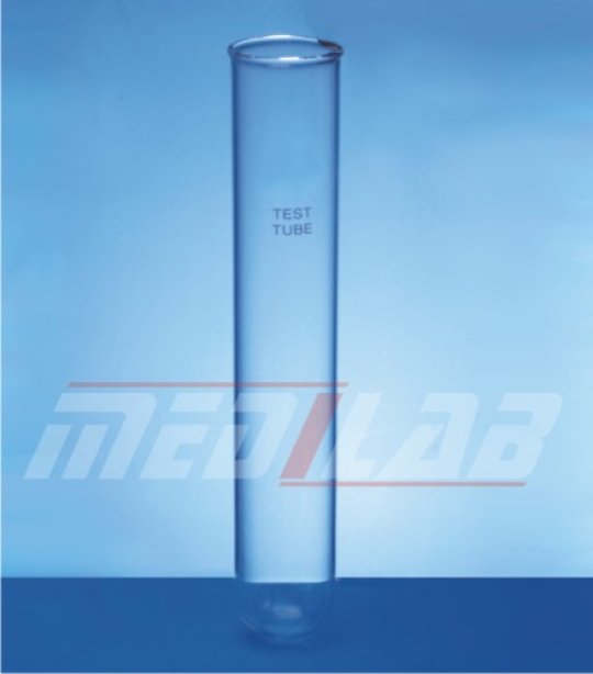 หลอดทดลองมีขอบ Test Tube without Rim