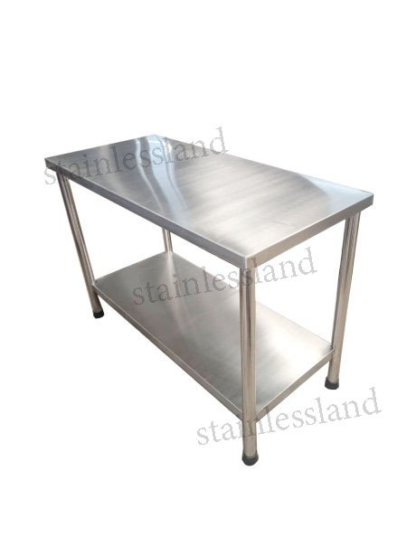 โต๊ะสแตนเลส 2 ชั้น