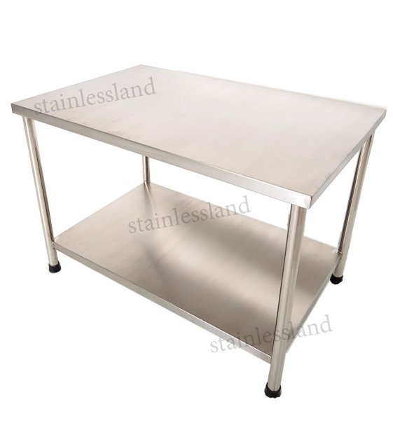 โต๊ะสแตนเลส 2 ชั้น