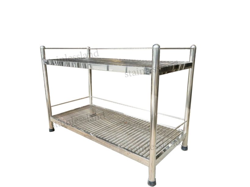 ชั้นวางซี่ 2 ชั้น  สแตนเลส