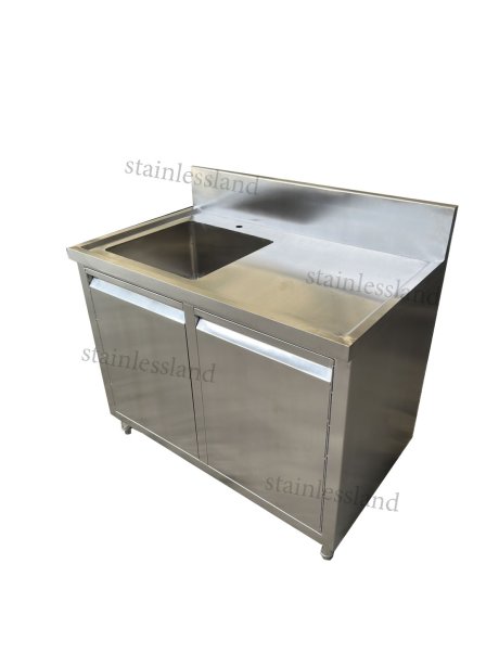 ซิงค์1 หลุม พร้อมตู้สแตนเลส