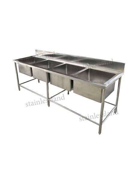 ซิงค์สแตนเลส 4 หลุม