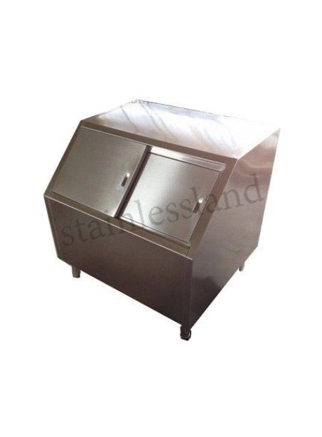 ถังน้ำแข็งสแตนเลสแบบฝาเฉียง