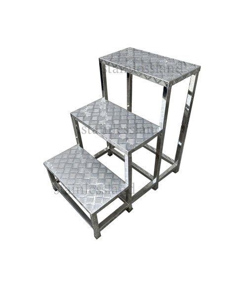 บันไดสแตนเลส 3 ชั้น