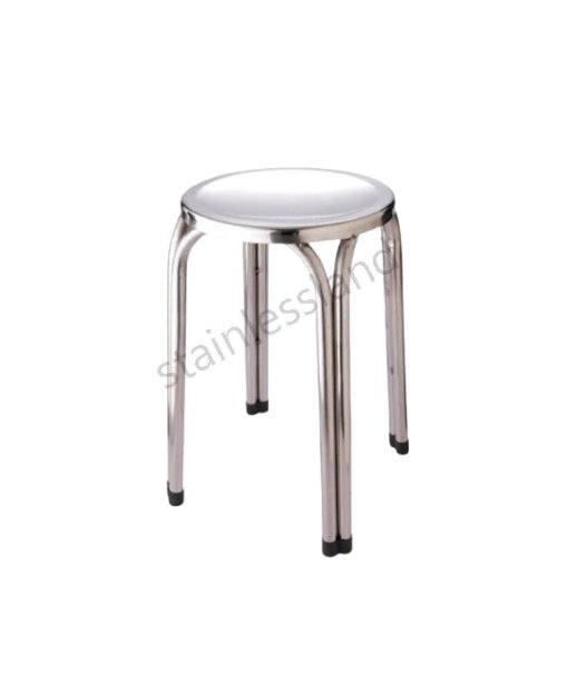 เก้าอี้สแตนเลสขาคู่