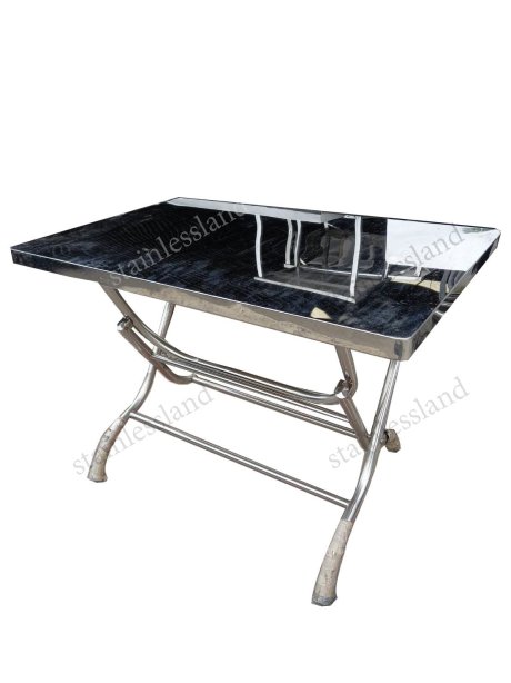 โต๊ะพับสแตนเลส