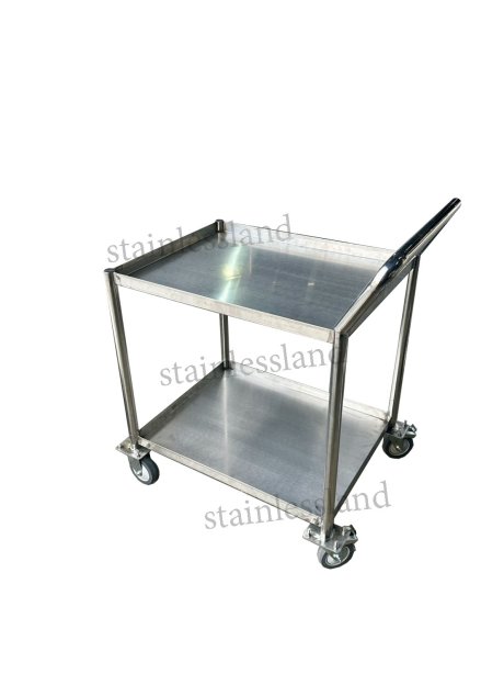 รถเข็นสแตนเลส  2 ชั้น