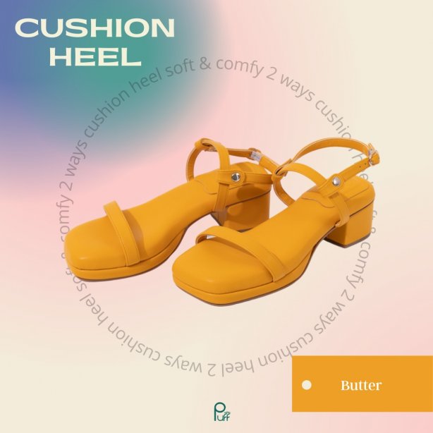 Cushion Heel : Butter