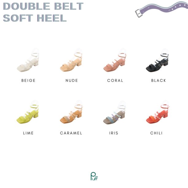 DOUBLE BELT SOFT HEEL