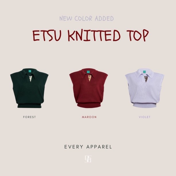 NEW ETSU KNITTED TOP