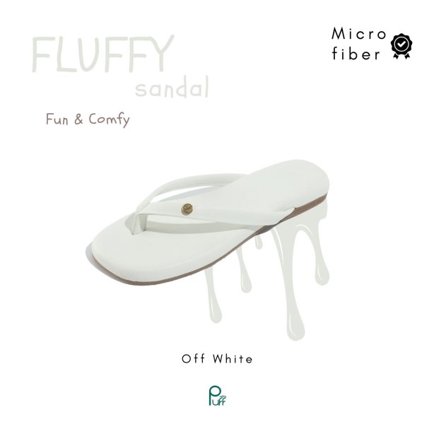 FLUFFY : OFF WHITE