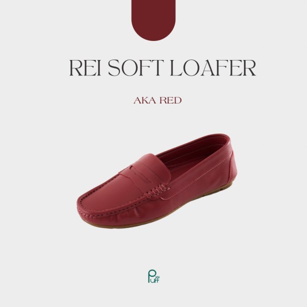 New Rei Soft Loafer : Aka Red