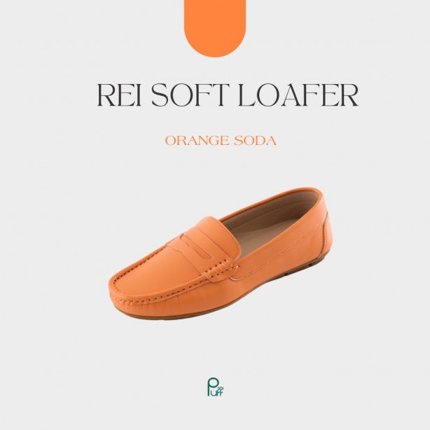 New Rei Soft Loafer : Orange Soda