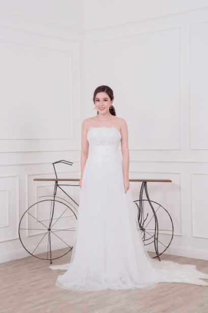 รวม ชุดเดรสยาว ลูกไม้ ปัก 11