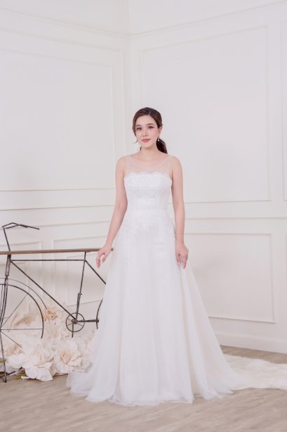 รวม ชุดเดรสยาว ลูกไม้ ปัก 13