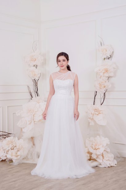 รวมชุดเดรสยาว ปักเส้น , ลูกไม้ ( NEW )