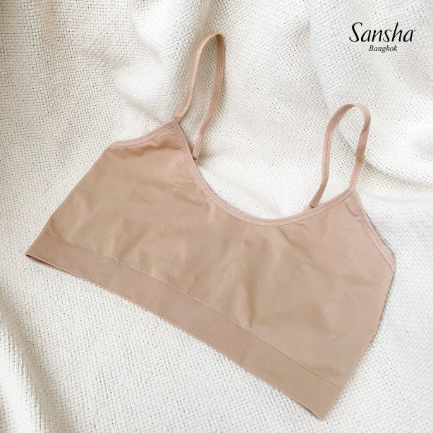 Sansha seamless beige bra