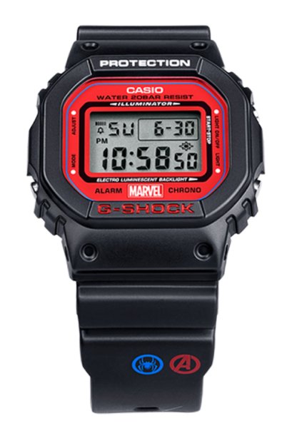 casio spider man watch