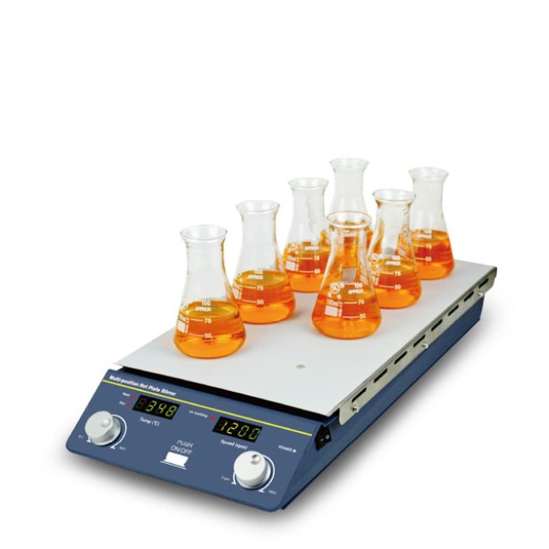 Four E'S Scientific Magnetic Stirrer Hot Plate, 100-1500 RPM