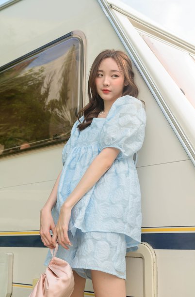 PI12801  Esther Blue Outfit by Cachet