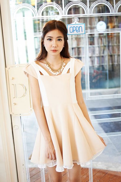 DI8105 Creamy Listo Dress-Vanille