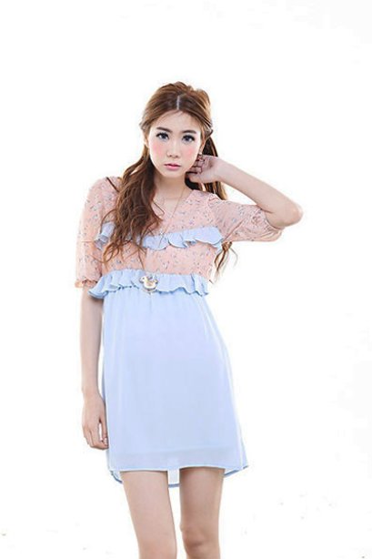 DI7503	Little Flare Dress - Vanille