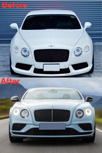 ชุดแปลงกันชน Bentley Continental GT GTC ปี 2012 อัพเกรดเป็นรุ่น 2018