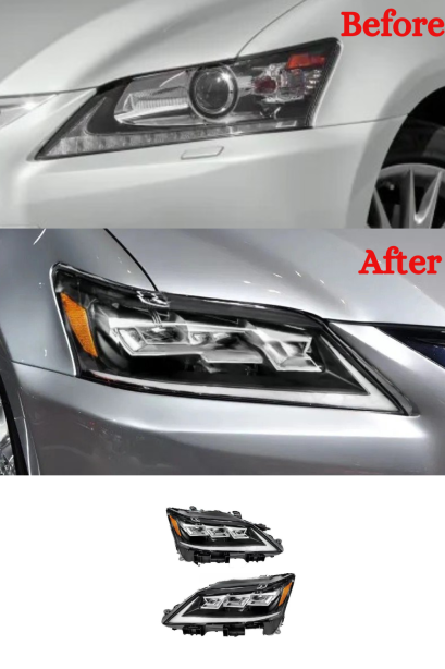 ไฟหน้า Led แบบ3ตัว GS250 GS350-2012ปี2015