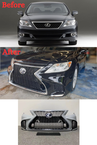 กันชนหน้า ทรง F sport 2020 สำหรับ Lexus LS460 / LS460L ปี 2006 - 2011