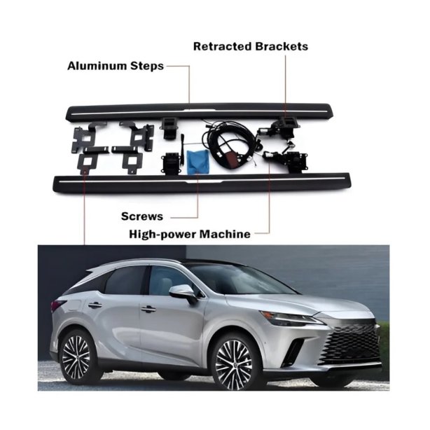 บอร์ดวิ่งไฟฟ้า Nerf Bar Side Step สำหรับ Lexus RX 2023 2024