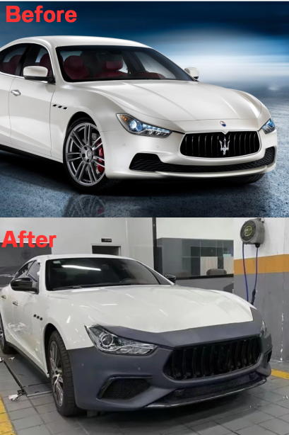 ชุดแปลงสำหรับ Maserati Ghibli 2014 อัพเกรดเป็น GTS Trofeo