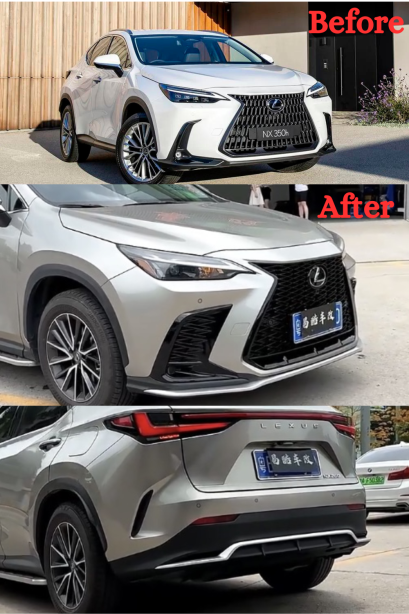 ชุดตัวถังรถสำหรับ Lexus NX 260 350H NX350h NX260 2022 2023 2024อัพเกรดกระจังหน้ารถสปอร์ตแบบ mofided F-Sport