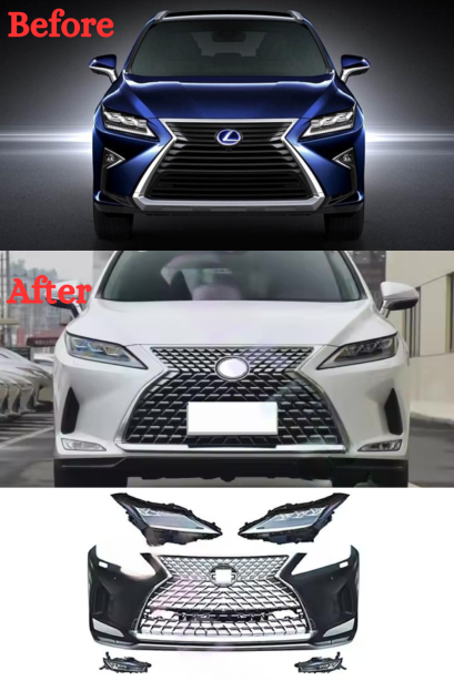 ชุดกันชนหน้ารถยนต์,อะไหล่กระจังหน้าสำหรับ Lexus RX 2016-2019อัพเกรดเปลี่ยน2021