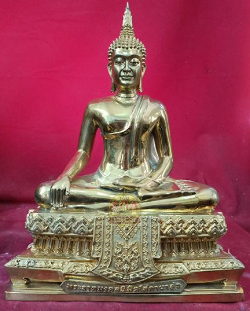 พระธาตุมงคลนิมิตโสภาผาสุข หน้าตัก 8.5นิ้ว สวยคม ไม่ทราบวัด