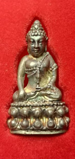 พระกริ่งเอกาทศรถ เนื้อเงิน รุ่นสร้างพระราชานุเสาวรีย์ วัดพระศรีรัตนมหาธาตุ