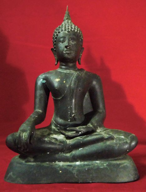 พระบูชาสุโขทัยดินไทยหน้าตก9นิ้ว