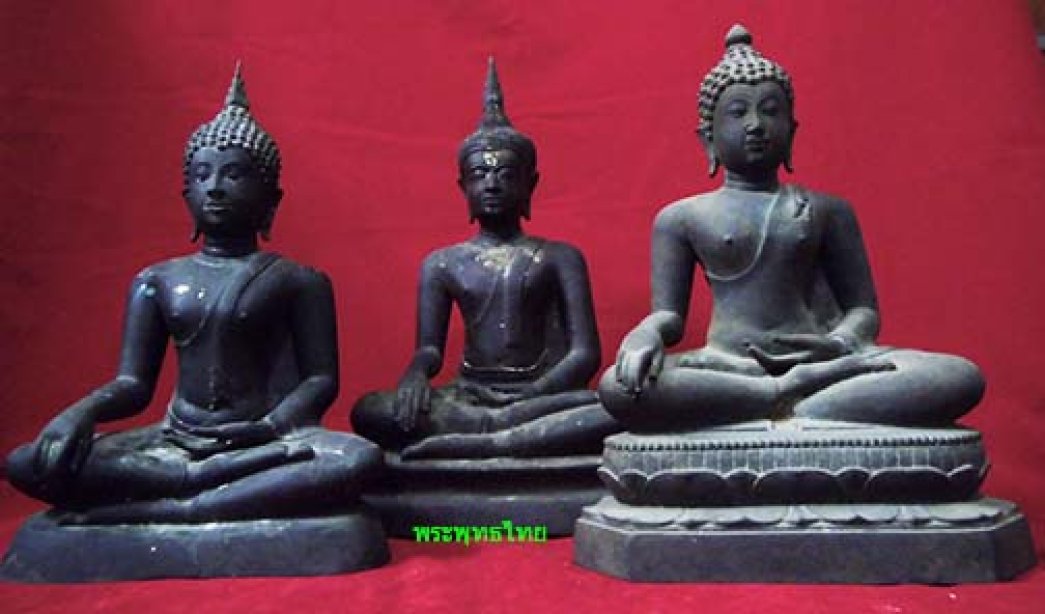 พระบูชาสามสมัย อู่ทอง เชียงแสน สุโขทัย