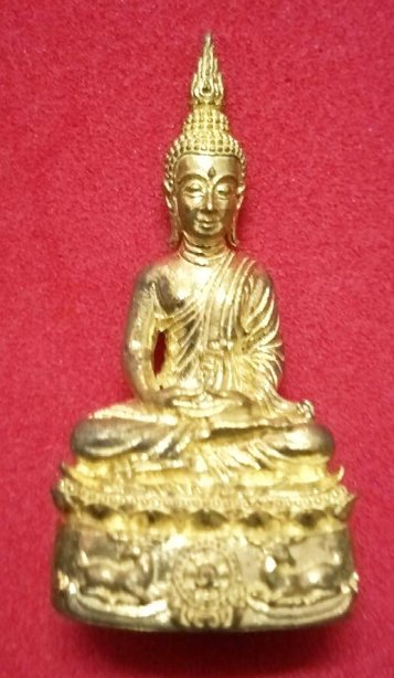 พระกริ่งนฤมิตรโชค  ลพ.จรัญ วัดอัมพวัน เนื้อทองระฆัง ปี2554