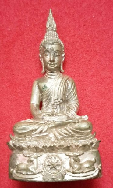 พระกริ่งนฤมิตรโชค  ลพ.จรัญ วัดอัมพวัน เนื้อนวะแก่เงิน ปี2554