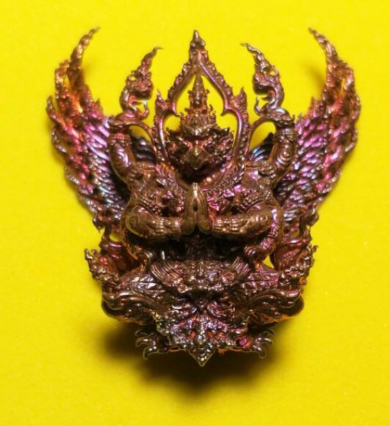ครุฑชินวโร วัดบางนา จ.ปทุมธานี ทองแดงพราวรุ้ง