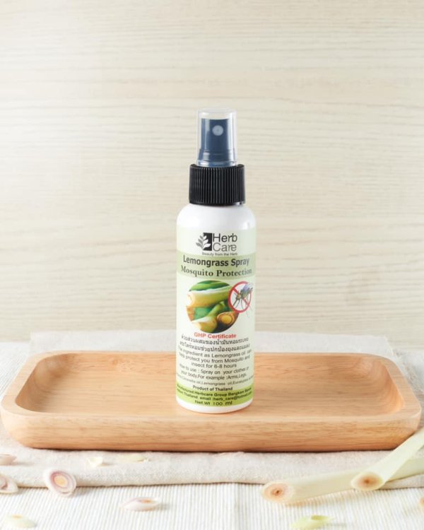 Lemongrass Spray Mosquitos Protection HerbCare herbcarethailand